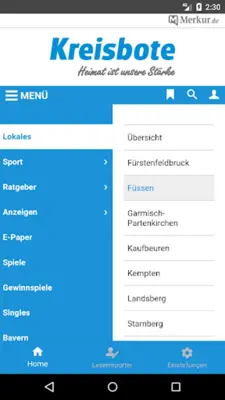 Kreisbote android App screenshot 2